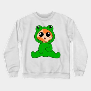 Leo The Cat Frog Crewneck Sweatshirt